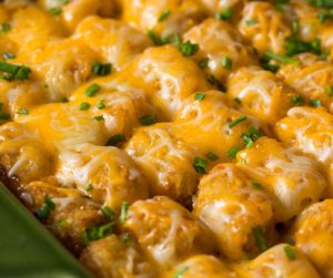 tater tot pizza