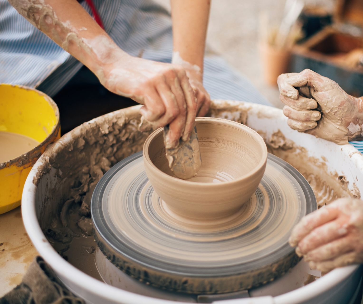 pottery making